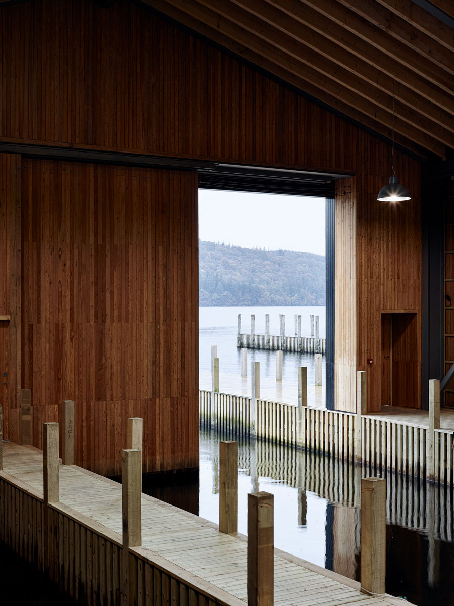 Carmody Groarke Windermere Jetty Museum design dock windermere lake district